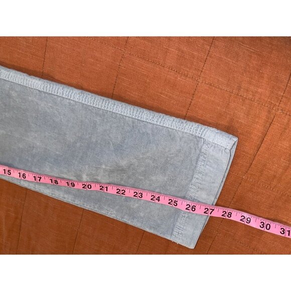 NWT Free People Pearl Blue High Time Kick Flare Mid Rise Slim Fit Pant Women siz - Picture 11 of 12